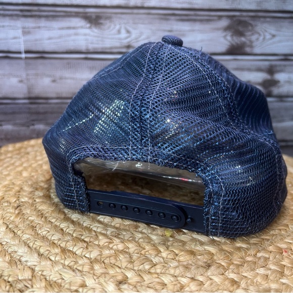 McDonalds Crew Hat Employee Work Fast Food Patch Logo Snapback Mesh Baseball Cap - Picture 6 of 8